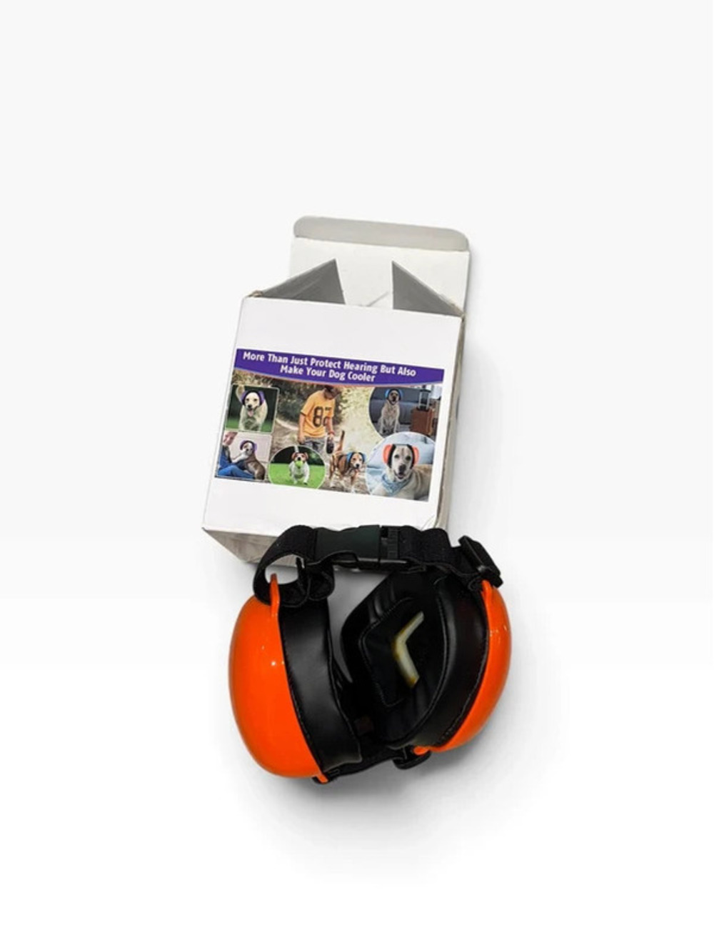 Dog Ear Muffs Orange Size Small